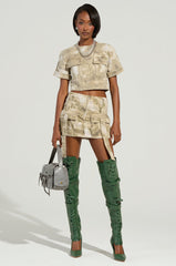 READY FOR WHATEVER CAMO SHORT SLEEVE SHIRT