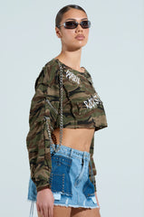 ROCKSTAR CAMO TOP