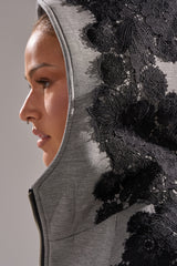 RAQUEL ZIP UP SWEATSHIRT