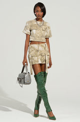 READY FOR WHATEVER CAMO SHORT SLEEVE SHIRT
