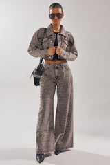 RIZZO STUDDED DENIM JACKET