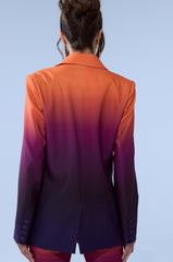 RISE AND SHINE OMBRE BLAZER