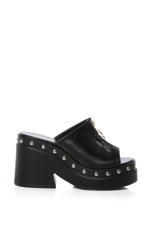 RAMI CHUNKY SANDAL IN BLACK