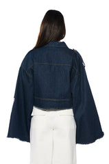 RAW DENIM OVERSIZED JACKET