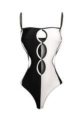 RIGHT THROUGH ME SLEEVELESS CUTOUT BODYSUIT