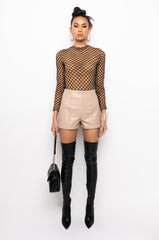 RISKAY BUSINESS MESH LONG SLEEVE BODYSUIT