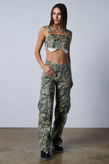 RITCHEY PRINTED CROP TOP