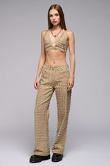 ROCKSTAR MAMI STUDDED BRA TOP