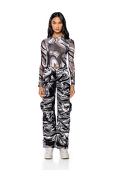 ROGER THAT MESH LONG SLEEVE CAMO BODYSUIT